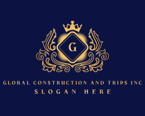 Sophisticated - Royalty Crest Crown logo design