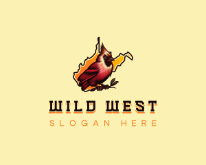 Cardinal Bird West Virginia logo design