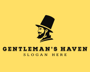 Gentleman Grooming Tophat logo design