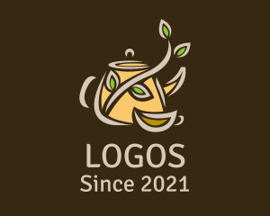 Teahouse - Organic Green Tea logo design