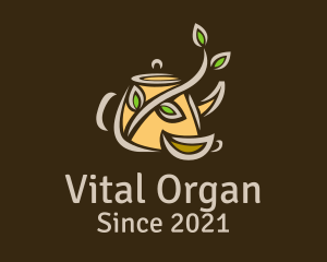 Organic Green Tea  logo design