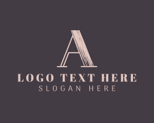 Skincare - Creative Agency Letter A logo design