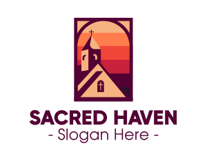 Sunset Worship Chapel logo design