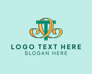 Swirl - Ribbon Swirl Fashion logo design