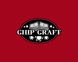 Casino Chips Card logo design