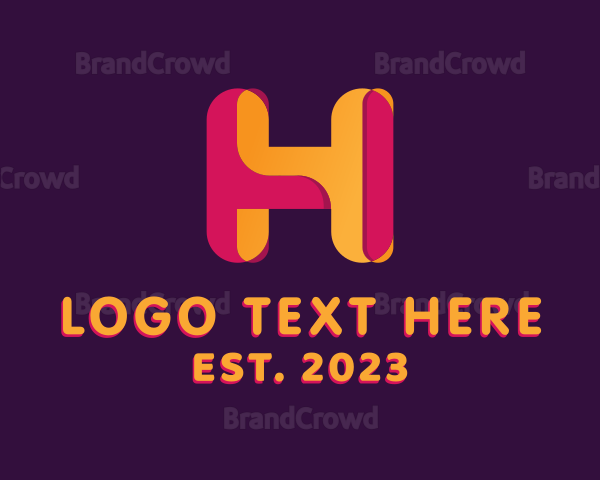 Creative Fun Letter H Logo