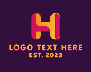 Shop - Creative Fun Letter H logo design