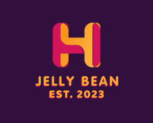 Jelly - Creative Fun Letter H logo design