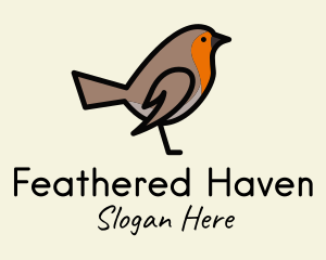 Robin Bird Aviary logo design