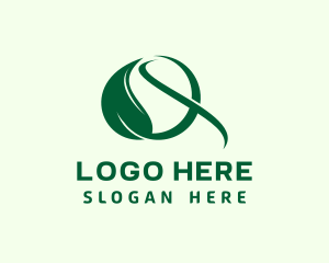 Herbal Leaf Letter Q Logo