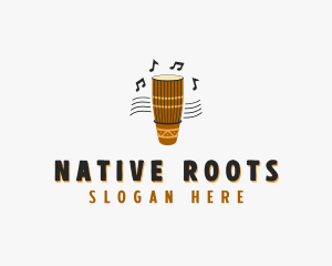 Native - Native Musical Instrument logo design