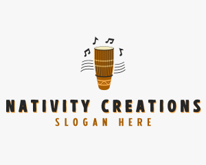 Native Musical Instrument logo design