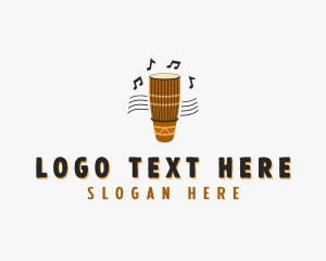 Music - Native Musical Instrument logo design
