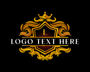 Queen - Crest Luxury Insignia logo design