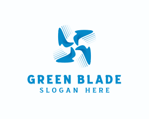 Blade Propeller Exhaust logo design