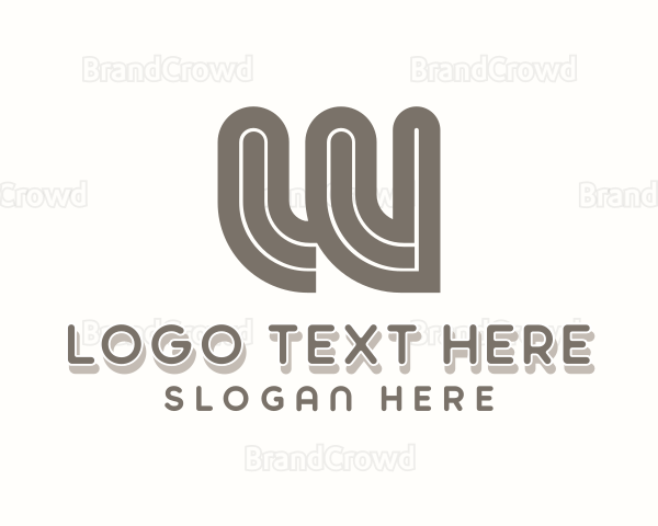 Generic Business Letter W Logo