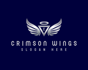 Wing Triangle Security logo design