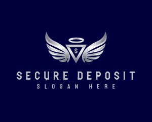 Wing Triangle Security logo design