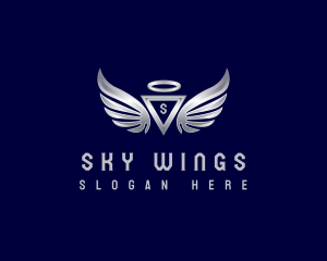 Wing Triangle Security logo design