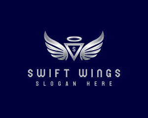 Wing Triangle Security logo design