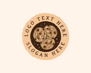 Homemade - Chocolate Cookies Dessert logo design