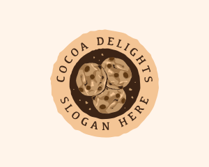 Chocolate Cookies Dessert logo design