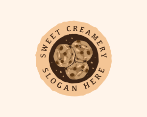 Chocolate Cookies Dessert logo design