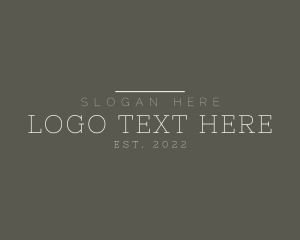 Neutral - Generic Professional Company logo design