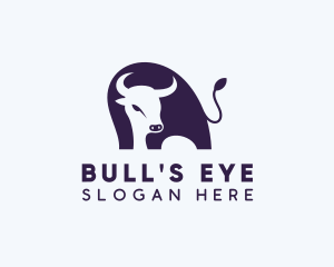 Wildlife Bull Animal logo design