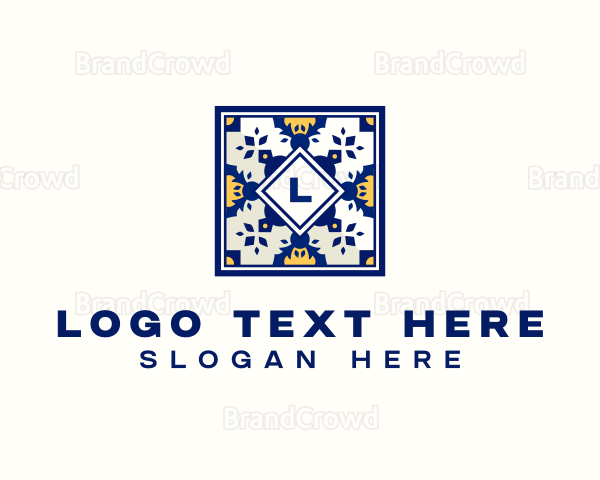 Flooring Tile Decor Logo