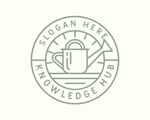 Garden Watering Can Logo