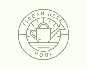 Garden Watering Can Logo