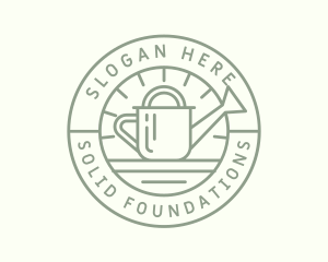 Garden Watering Can Logo