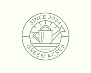 Garden Watering Can logo design