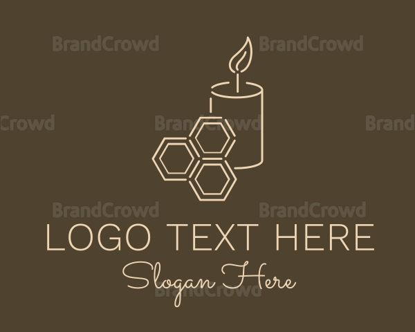 Honeycomb Wax Candle Logo