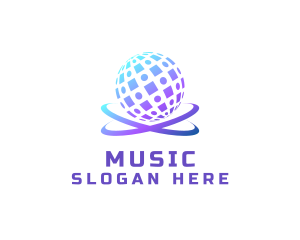 Telecommunication - Modern Global Sphere logo design