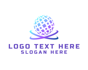 Global - Modern Global Sphere logo design