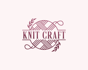 Yarn Crochet Knitting logo design