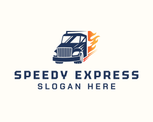 Express - Express Fire Truck logo design