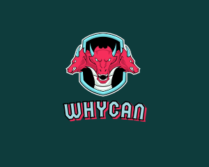Streamer - Dragon Mythical Gaming logo design
