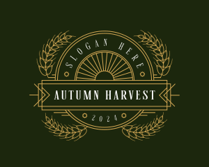 Wheat Farming Bakery logo design