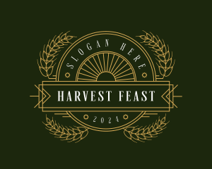 Wheat Farming Bakery logo design