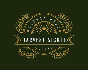 Wheat Farming Bakery logo design