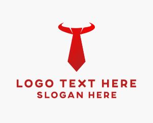 Taurus - Red Bull Necktie logo design