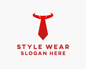 Red Bull Necktie  logo design