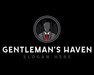 Urban Formal Man logo design