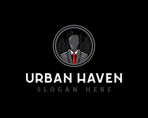 Urban Formal Man logo design