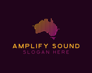 Dj Sound Wave Australia logo design