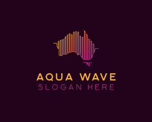 Dj Sound Wave Australia logo design