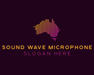 Dj Sound Wave Australia logo design